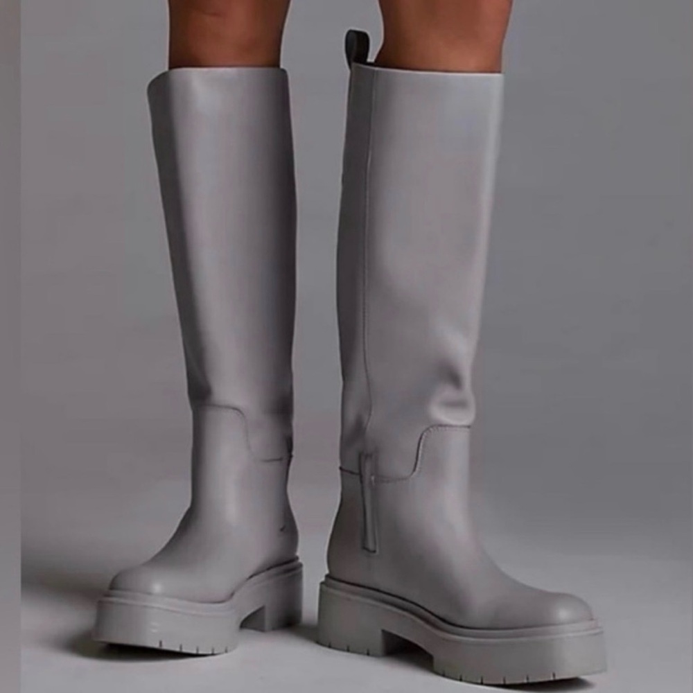 Sam Edelman Knee Gray Boots